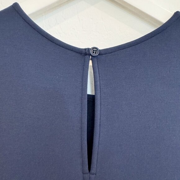 Spanx AirEssentials Sleeveless Knit Jumpsuit Athleisure One Piece Navy Blue XL - Picture 8 of 10